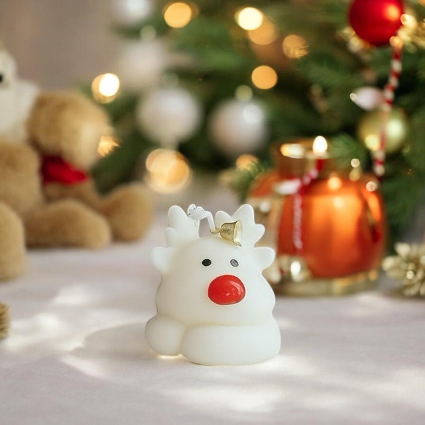 Christmas scented candle - Snowman & Elk Cute Elk