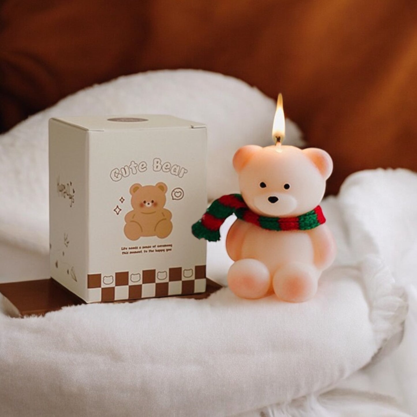  Winter bear scented candle