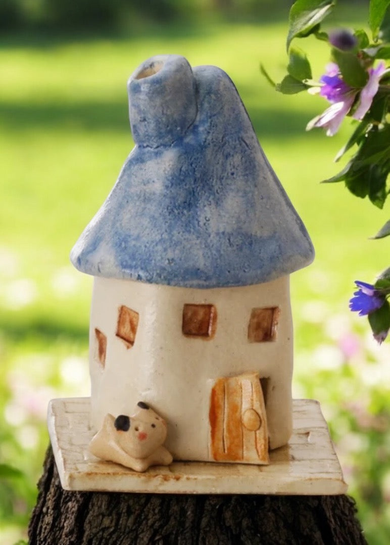 Incense Holder Chimney House Incense Burner 